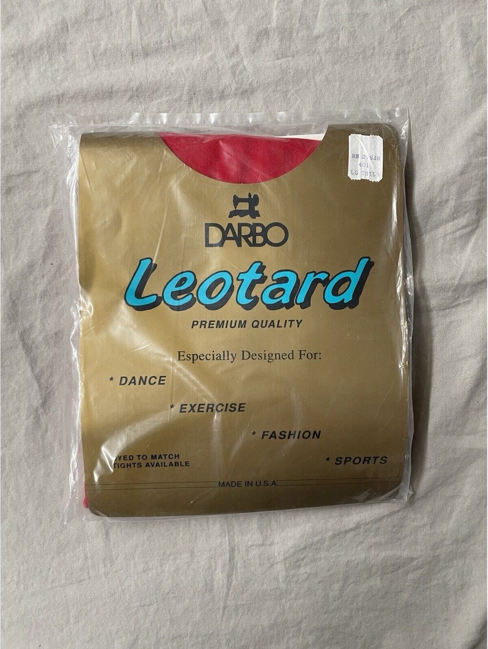 Carbon Leotard Kids Size Large
